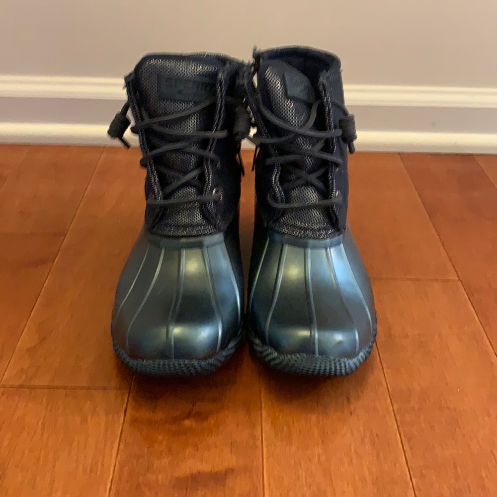 Sperry Saltwater Duck Boots Women's Size 5 Blue